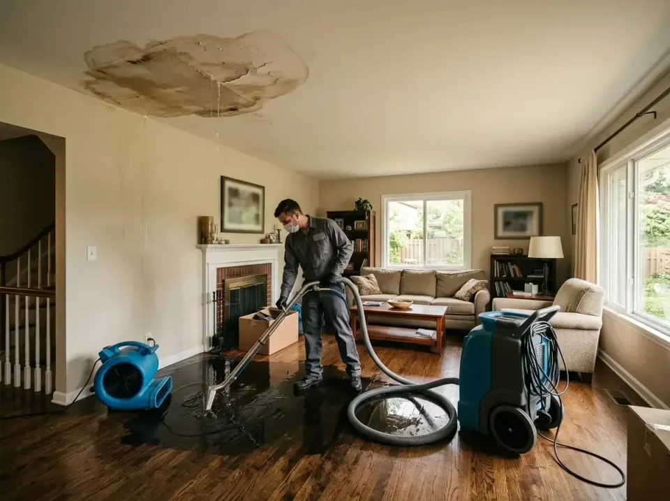 attic-pipe-burst-ceiling-drip-008 — frequently asked questions, Water Damage Restoration & Carpet Care in Plainwell, MI